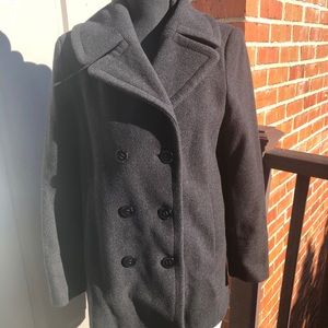 Perfect Dark gray Calvin Klein peacoat!!